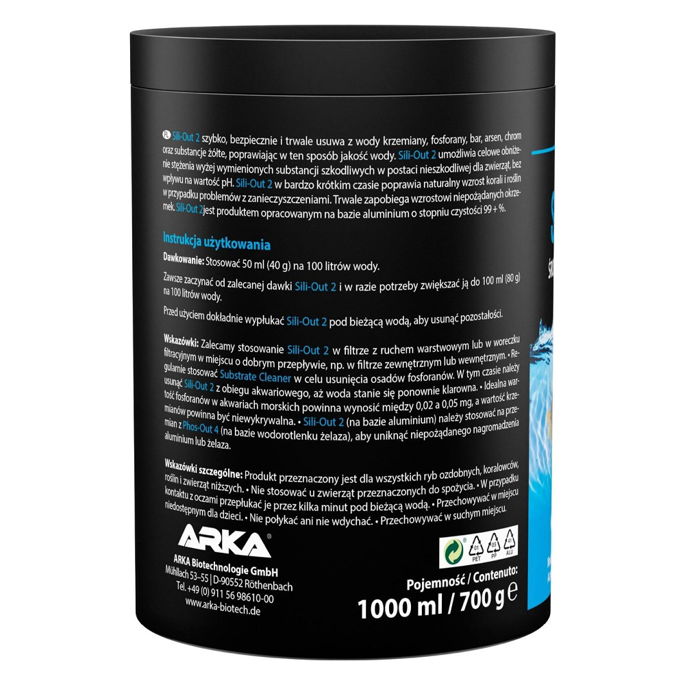 Microbe-Lift Arka Sili-Out 2 Usuwa Krzemiany 1000ml 700g